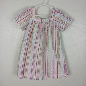 Baby GAP metallic striped dress 4t
